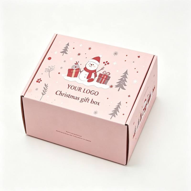Luxury Custom logo Paper Cardboard Gift Boxes for Present Luxury Gift Box Medium Size for Christmas Gift Packaging Shipping Box