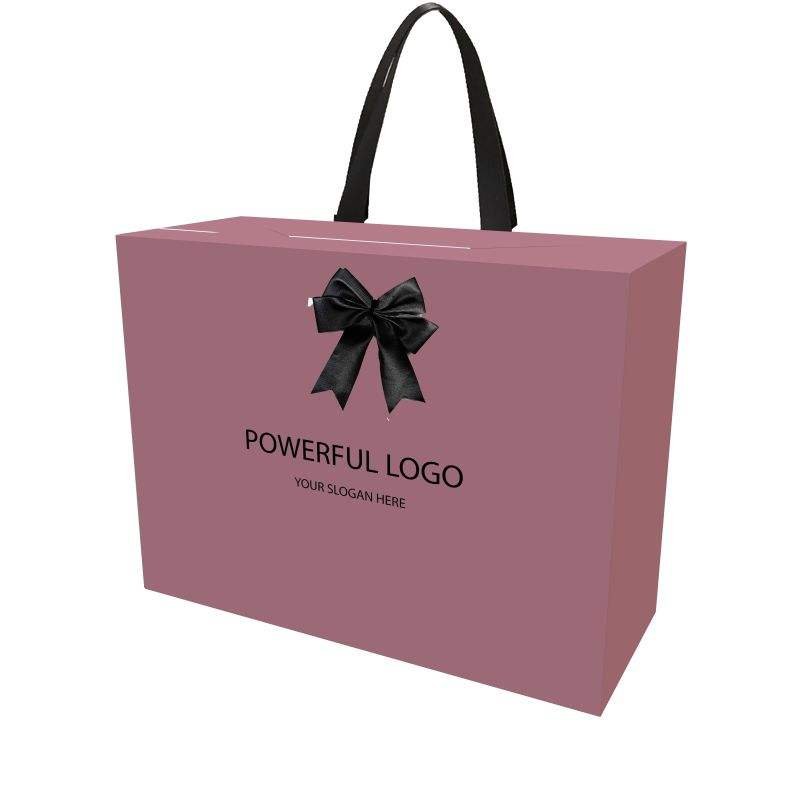 Gift Bags for Wedding Bridesmaid Fall Autumn Party Baby Gifts with Handles Elegant Gift Bags Bag With Bow Ribbon