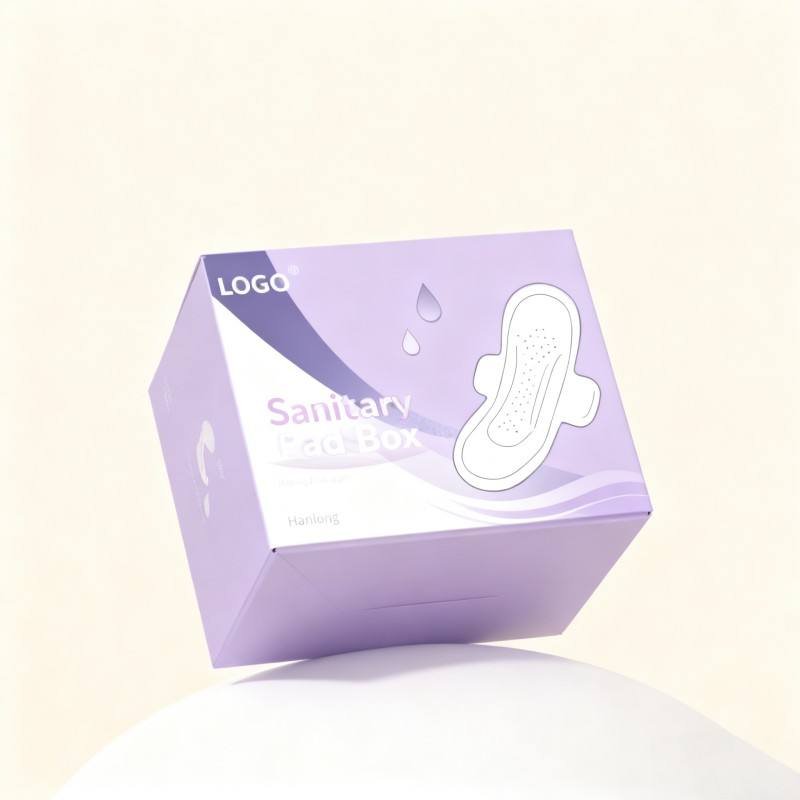 Wholesale Personal Care Box Packaging High Quality Nursing Gel Tampon Packaging Box Soy Ink Paper Box for Sanitary Pad Tampon