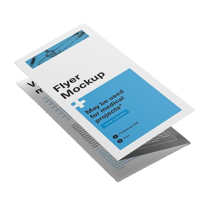 Folded Leaflet Flyer Promotion Printable Pamphlet Trifold Brochure Printing Service