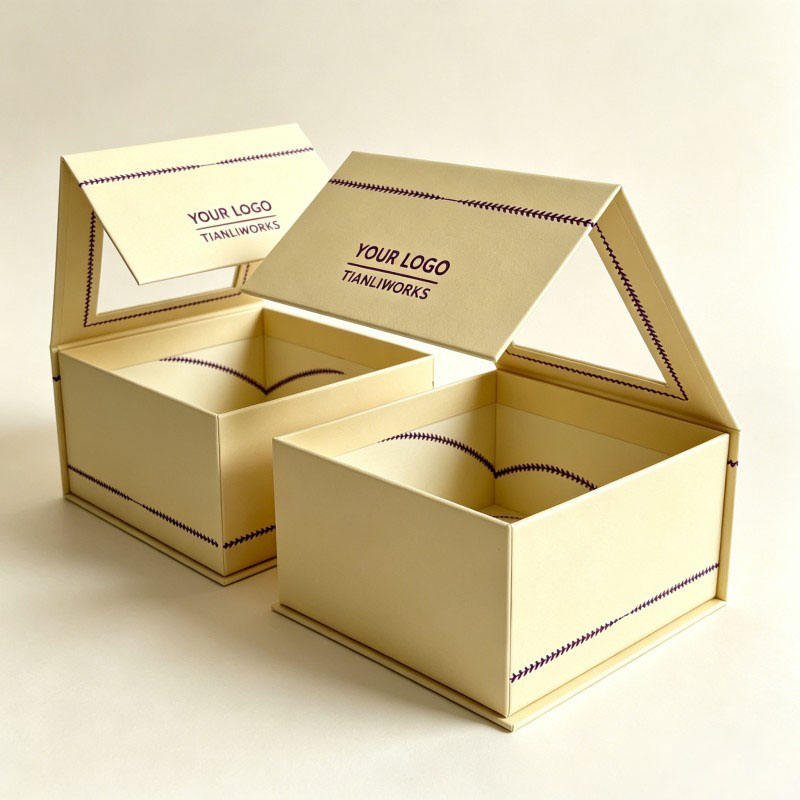 High End Brand Rigid Gift Box Customized logo Magnetic T-shirt Paper Box Eco Friendly Cardboard Clothing Box with Window - Image 3