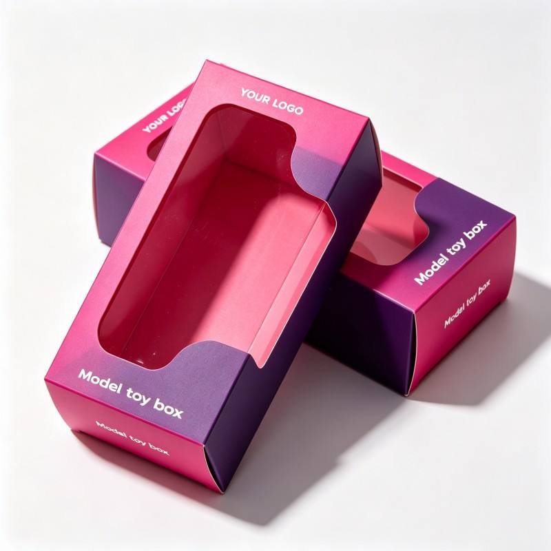 Wholesale Soccer Action Figure Packaging Box Soy Ink Toy Packaging Box with Window Hot Sale Toy Doll Gift Paper Packaging Box