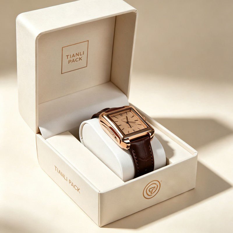 Wholesale Hard Box for Jewelry square Gift Box for Watch Strap Luxury Watches Package  Customized