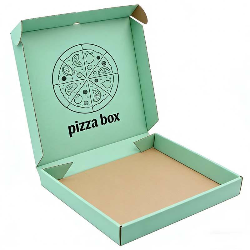 Wholesale Corrugated Paper Brown Pizza Box Recyclable Biodegradable Digital Printing Pizza Box Custom Printed Pizza Boxes - Image 5