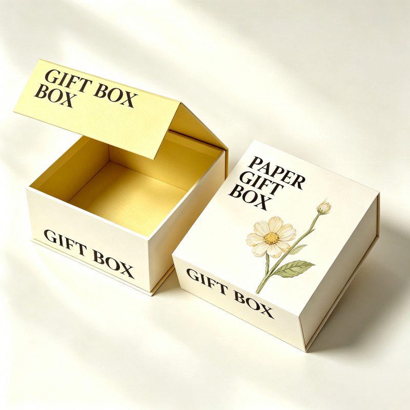 Custom logo Magnetic Flap Paper Box Recyclable Color Cosmetics Packaging Box Small Brand Perfume Bottle Gift Paper Box
