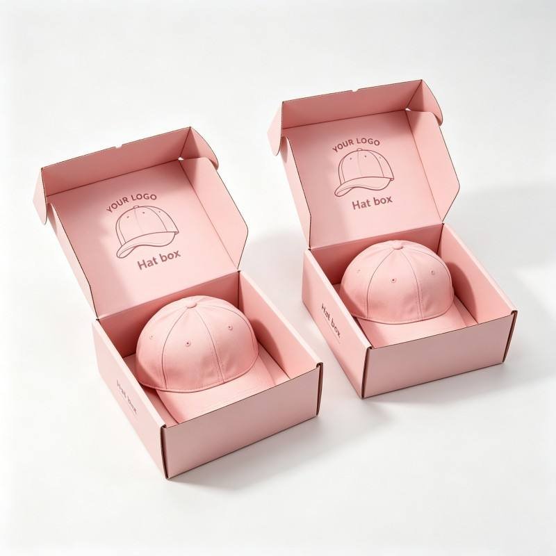 Wholesale Baseball Cap Package Boxes Custom Packaging Hat Paper Box Digital Printing Hat Package Box - Image 3