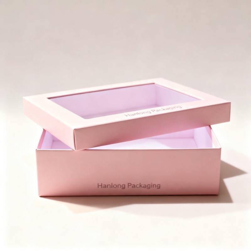 Wholesale Gift Box Package for Cosmetics and Candles Wholesale Gift Box Package for Cosmetics and Candles Soy Ink Pink Box - Image 6