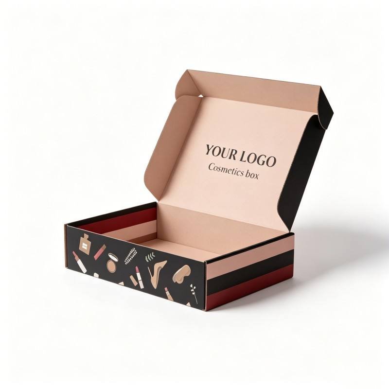 Hot Sale High Quality Cardboard Shipping Mailer Box Wholesale Cosmetic Mailing Shipping Box Soy Ink Cosmetic Shipping Box - Image 5