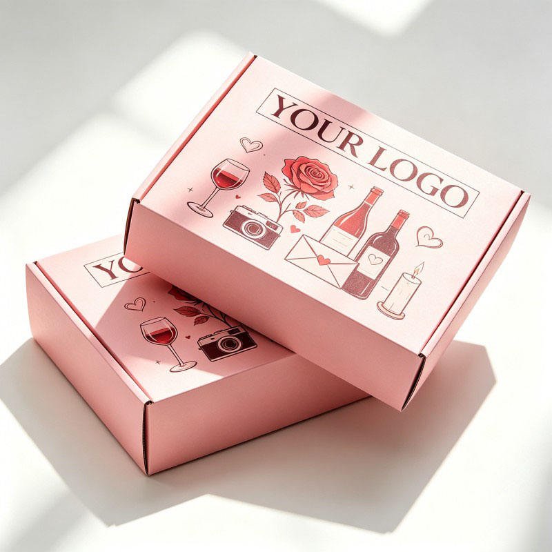 Customized logo Birthday Gift Paper Box Moq Lcorrugated Shipping Box Eco Friendly Foldable Cup Candle Packaging Mail Box - Image 5