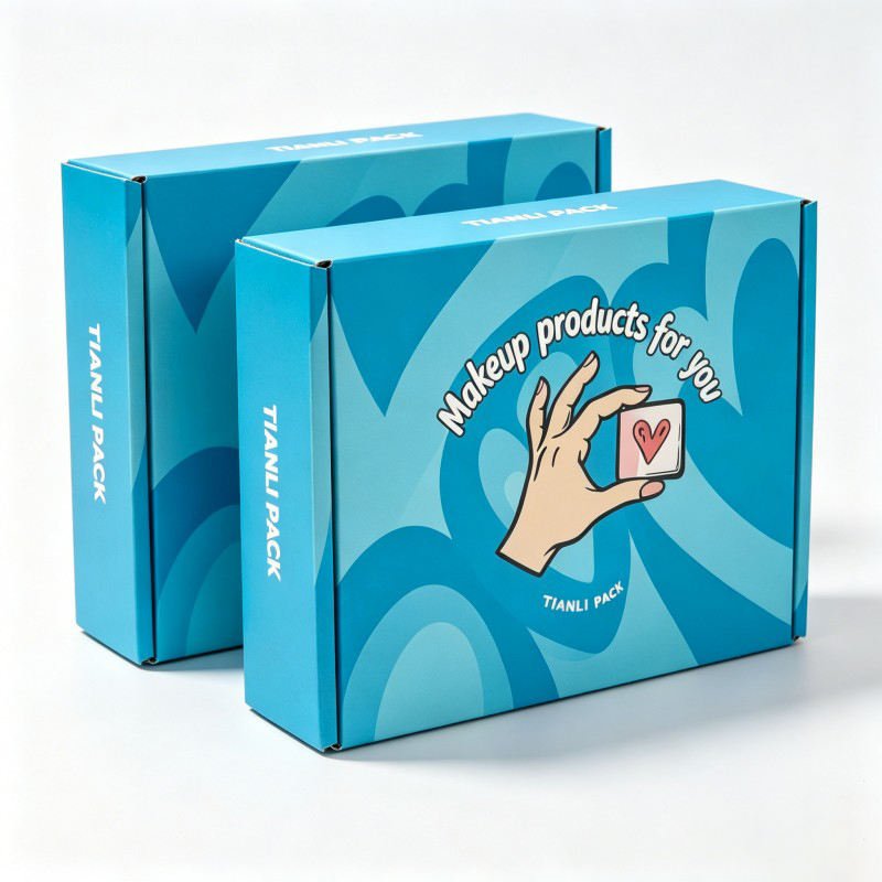 Wholesale Cosmetic Corrugated Packaging for Shipping Transportation Lotion Face Mask Box with logo Skin Care Package Mailer Box - Image 5