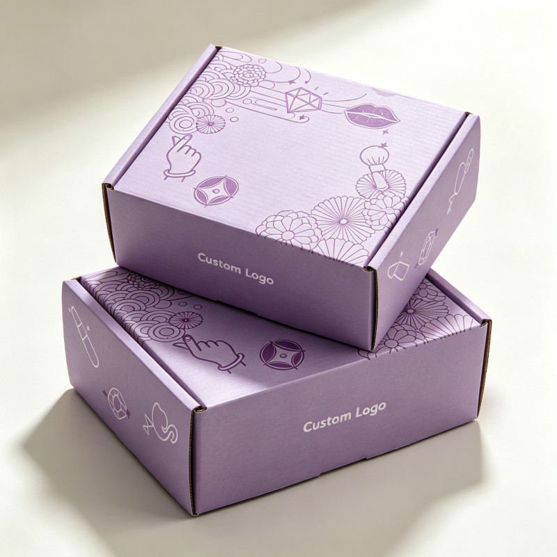 Wholesale Airplane Mailer Box Custom Printed logo Skin Care Facial Cream Package Face Mask Cosmetic Packaging Box Shipping Box - Image 3