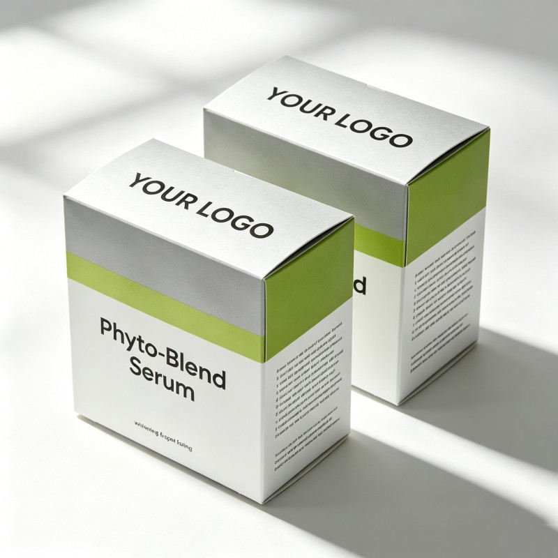 Wholesale Peptide Bottle Paper Box Matte Surface  2 Bottles Vial Packaging 3ml 5ml 10ml Glass Bottles Paper Box