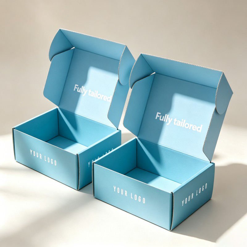 Wholesale Corrugated Recyclable Shipping Box Shoes Clothing Mailer Box Paperboard  Underwear Socks Custom Mail Box