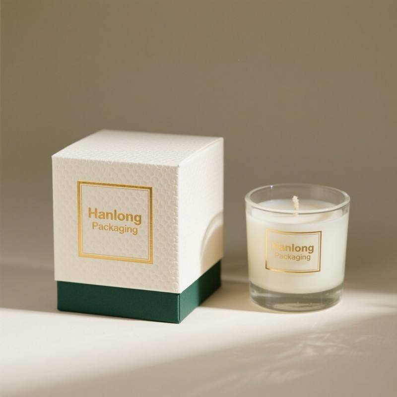 Wholesale Cardboard Candle Perfume Box Gift Boxes Set Rigid Lid and Base Square Candle Gift Box - Image 5