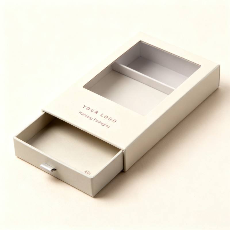 Wholesale Jewelry Box with Window Top Soy Ink Factory Price Customized Logo Jewelry Box High Quality Jewelry Box with Window