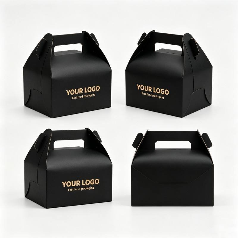 Customized Design logo Portable Snack Fried Chicken Biodegradable Fast Food Packaging Restaurant Togo Takeaway Fried Chicken Box - Image 3