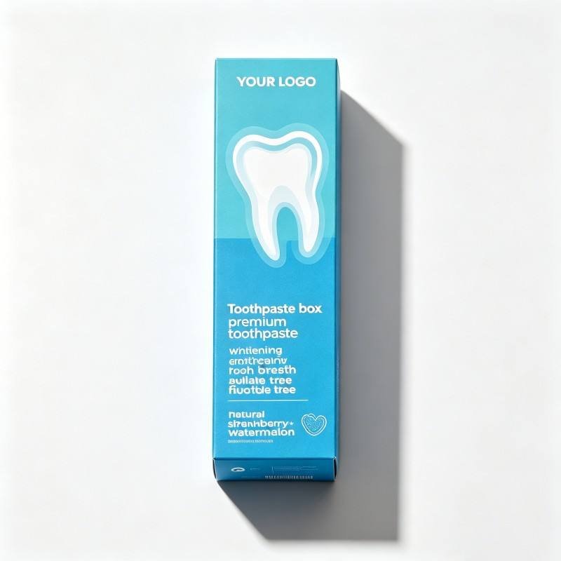 High Sale Cardboard Toothpaste Gift Box with Purple Embossed Vanishing Printing Paperboard Material for Toothpaste Products - Image 5