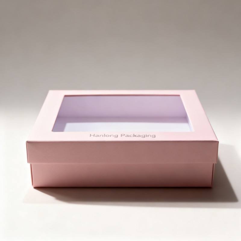 Wholesale Gift Box Package for Cosmetics and Candles Wholesale Gift Box Package for Cosmetics and Candles Soy Ink Pink Box - Image 3