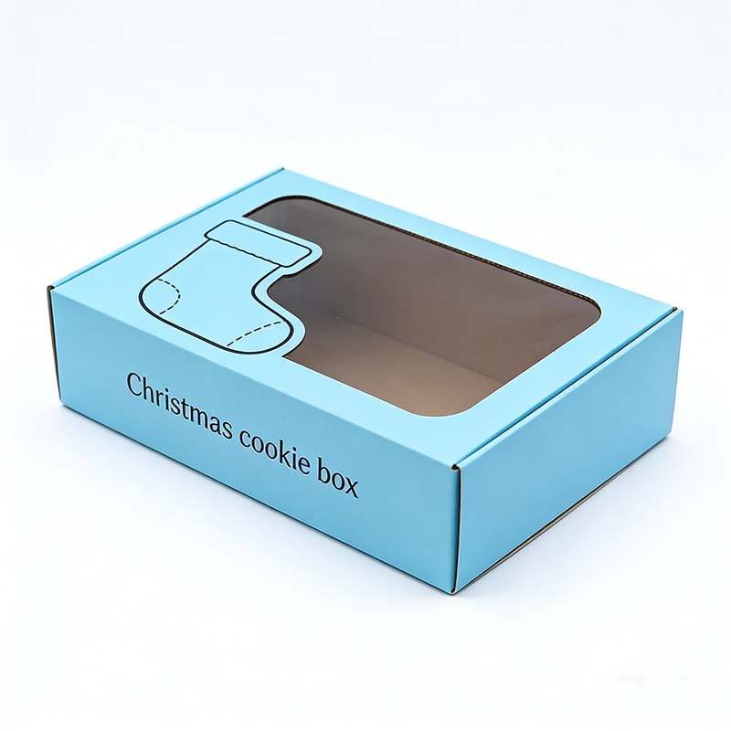 Manufacturer Hot Sale Food Grade Cookie Package Box Biodegradable Luxury Donut Bakery Bread Custom Food Package with window