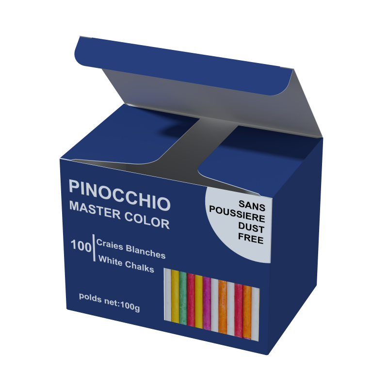 Eco Friendly Biodegradable Folded Cheap Price Chalk Packaging Box Wholesale Paper School Chalk Box Paperboard