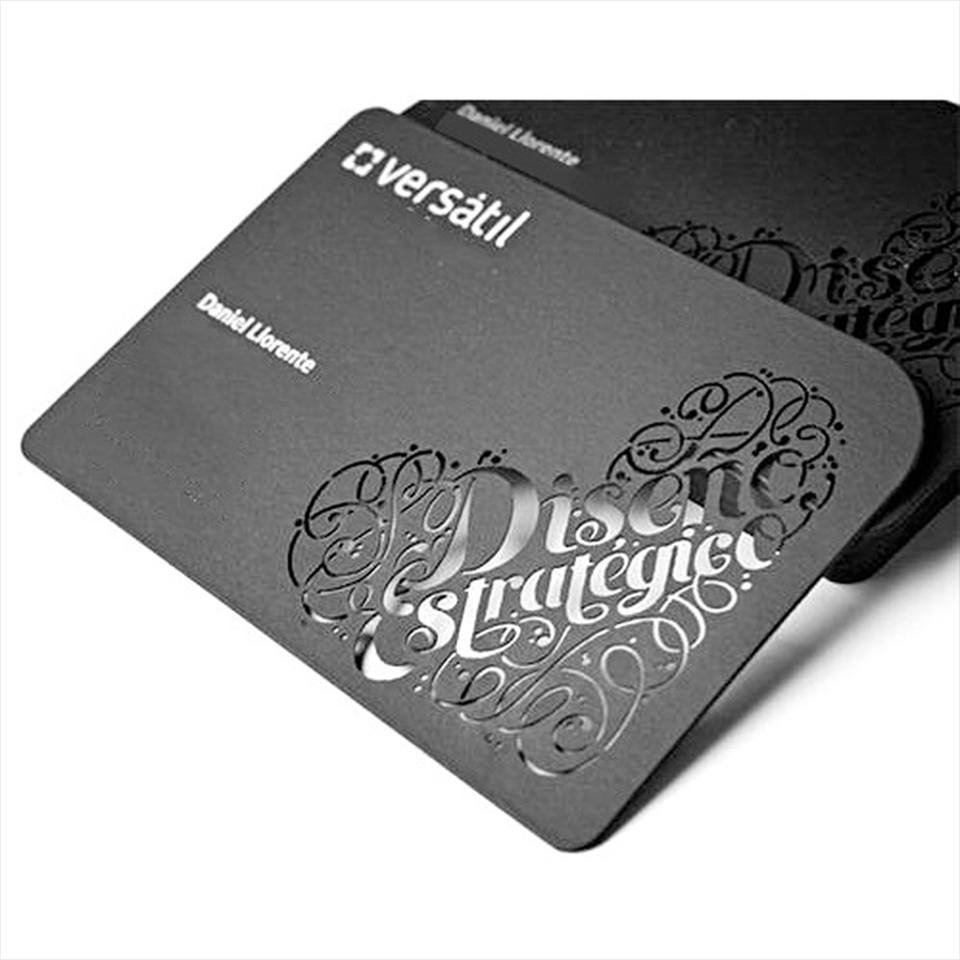 Wholesale Custom Luxury Die Cut Business Card Creative Special Shape Paper Business Card - Image 3