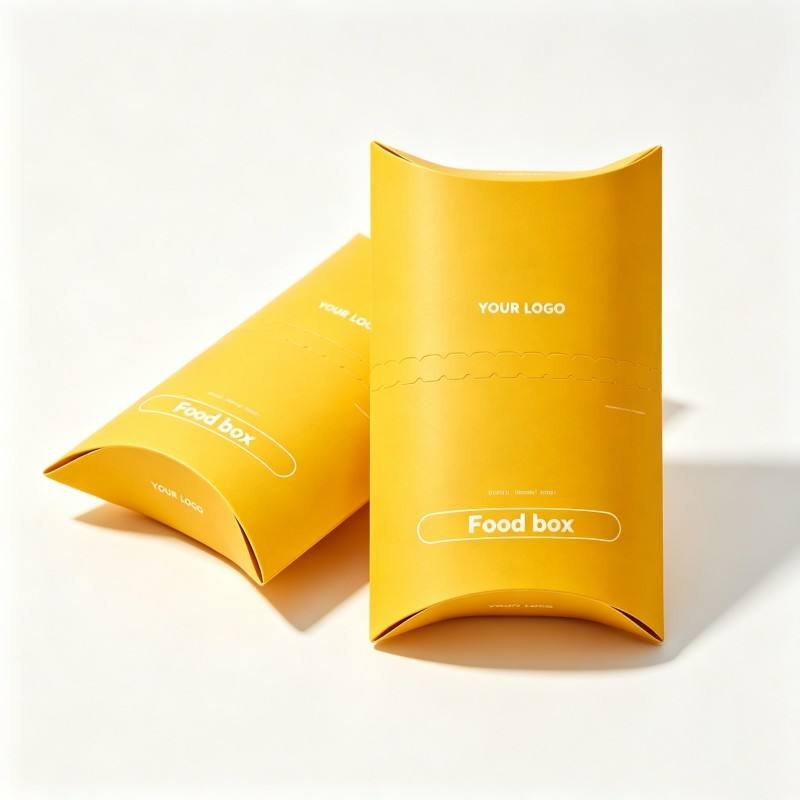 High Quality Food Grade Kraft Sharwarma Box Takeaway Pillow Box for Tacos Amigos Burrito Wrap Chicken Rolls-Sustainable BOX