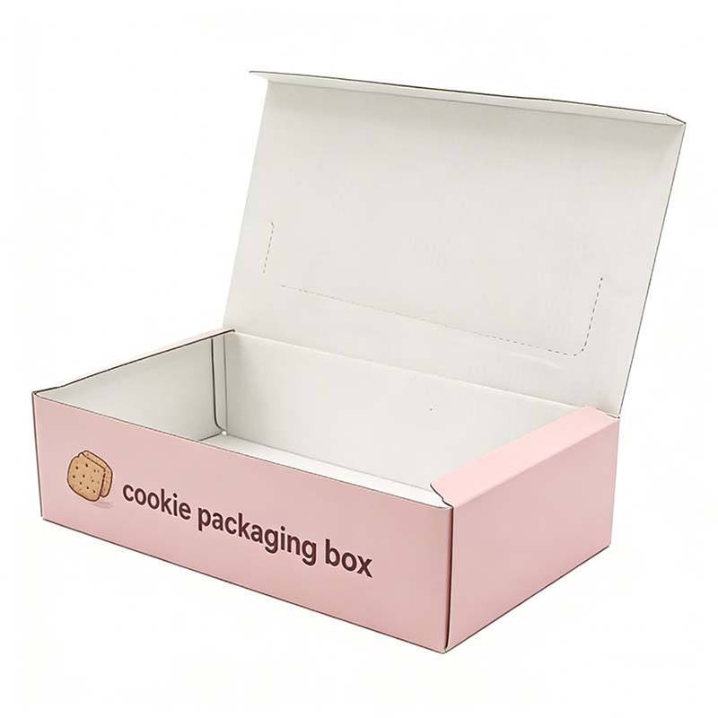Wholesale Custom Printed Cookie Packaging Box Food Grade Cookie Packaging Paper Box Biodegradable Soy Ink Cookie Cake Boxes - Image 3