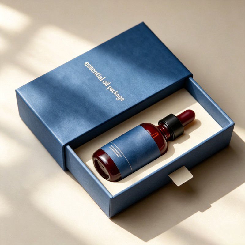 Wholesale Gifts Luxury Perfume Drawer Box Essential Oil Bottles  Box 30 ml  Oil Dropper Bottle Package with Foam Insert