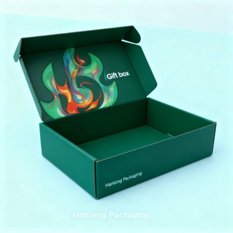 Customized Folding Corrugated Shipping Box Recyclable Brand Candle Packaging Box Personalized Durable Christmas Gift Paper Box - Image 5