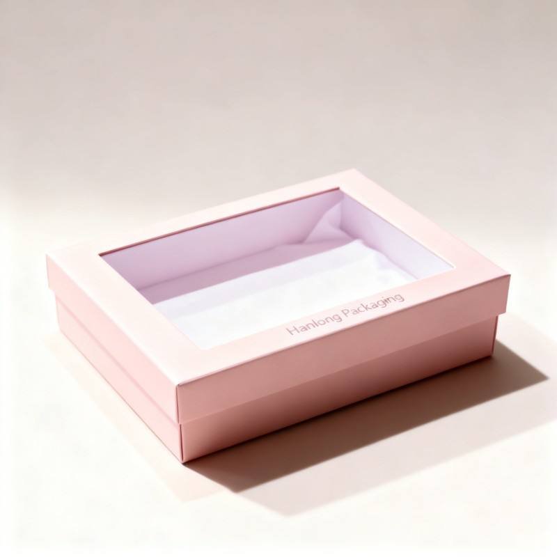 Wholesale Gift Box Package for Cosmetics and Candles Wholesale Gift Box Package for Cosmetics and Candles Soy Ink Pink Box - Image 5