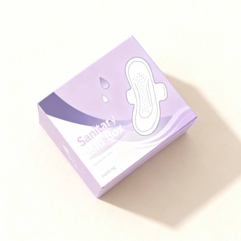 Wholesale Personal Care Box Packaging High Quality Nursing Gel Tampon Packaging Box Soy Ink Paper Box for Sanitary Pad Tampon - Image 4