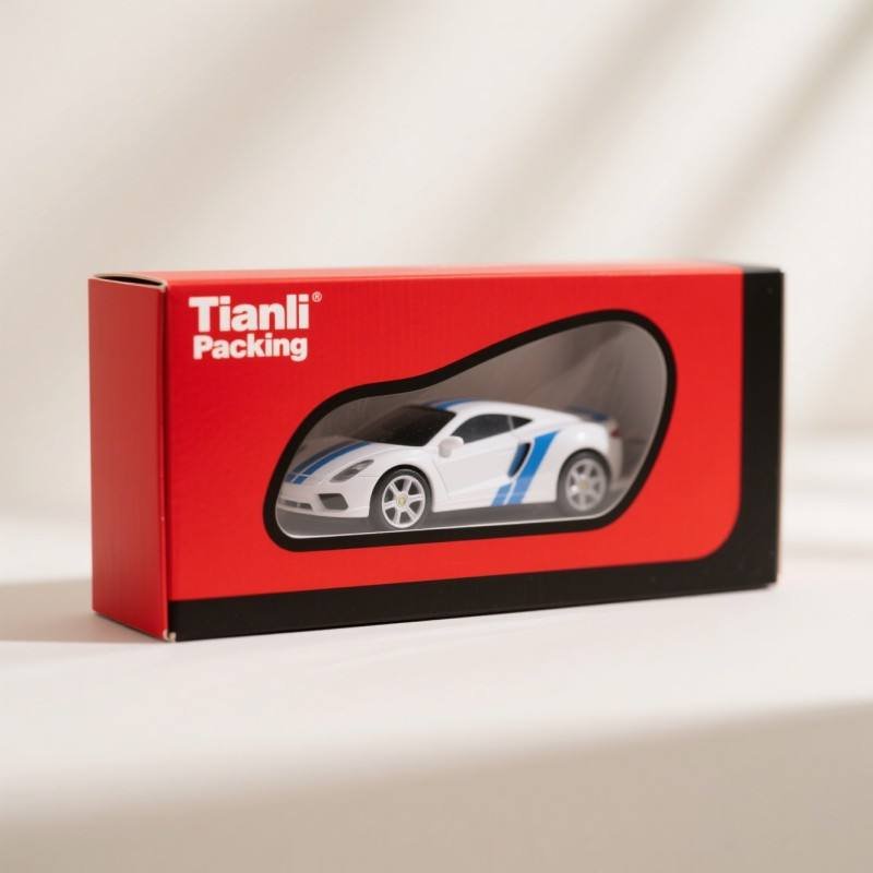 Customized Cheap Foil logo Corrugated Paper Box Environmentally Friendly Printing Toy Car Packaging Soy Ink Toy Doll Gift Box - Image 3