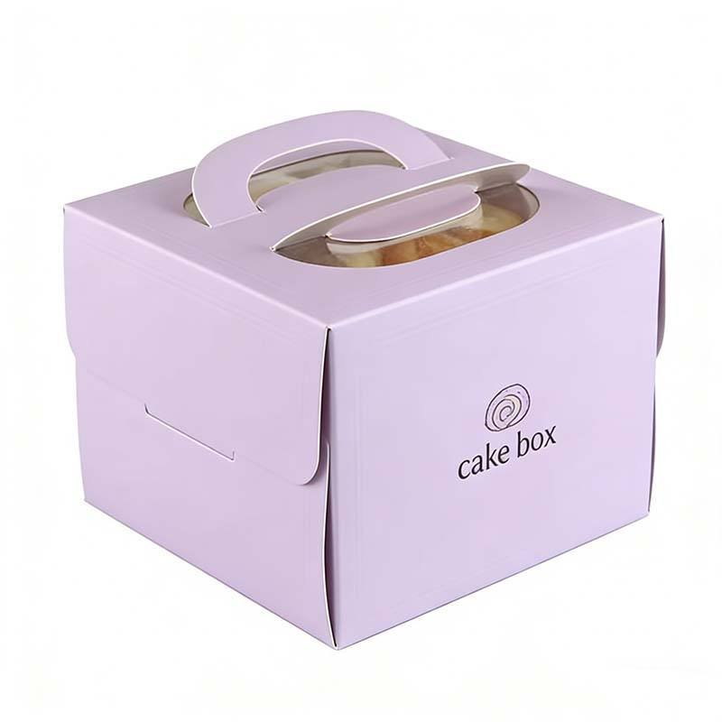 Wholesale Biodegradable Cake Box Soy Ink Food Grade Cardboard Cake Packaging Box Hot Sale Customized Cake Gift Box