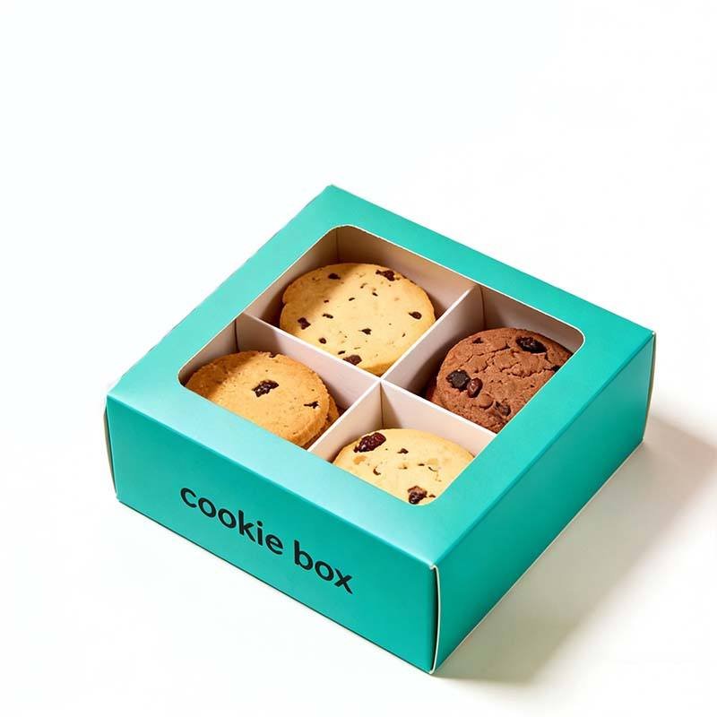 Wholesale Cookies Box with Logo Recyclable Biodegradable Cookie Packaging Box Digital Printing High Quality Custom Cookie Box - Image 3