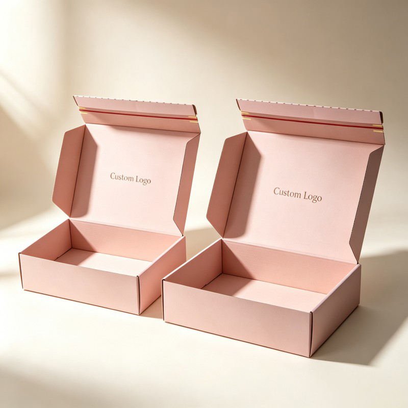 Wholesale Recyclable Corrugated Paper Box for Garments  Shipping Boxes with Tear-strip Clothes Garments Package