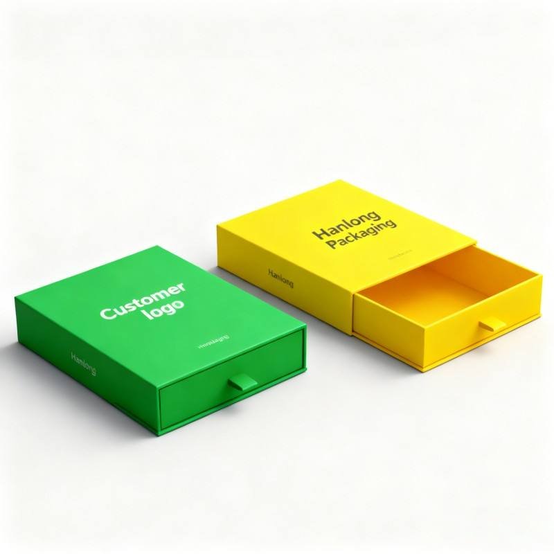 Luxury Custom logo Magnetic Closure Packaging Box Cardboard Gift Boxes for Hot Stamping logo Recyclable Sliding Drawer Paper Box - Image 3