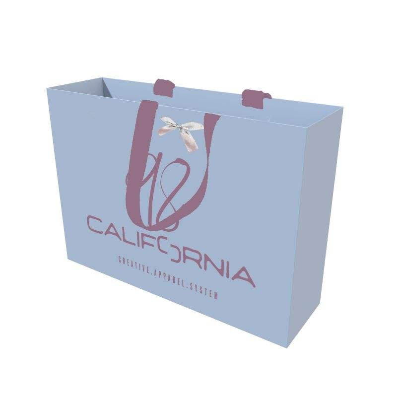 Vibrant Paper Gift Wrapping Bags Reusable Colorful and Durable Shopping Bag Floral Refuge Gift Bag