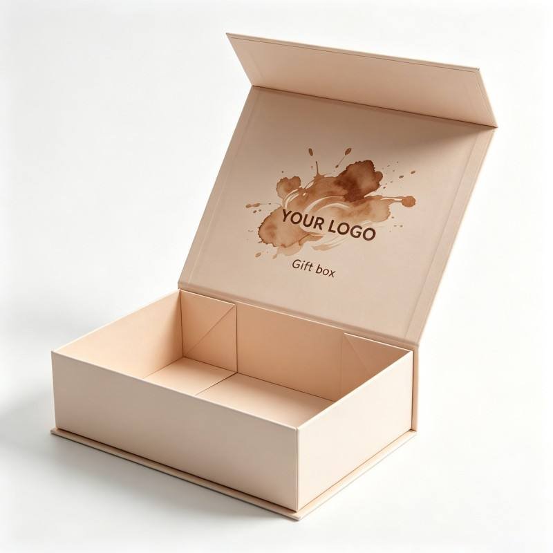 Luxury Foldable Red Magnetic Box Rigid Paperboard Gift Packaging with Strong Magnet Closure  Box Recyclable Cardboard Box
