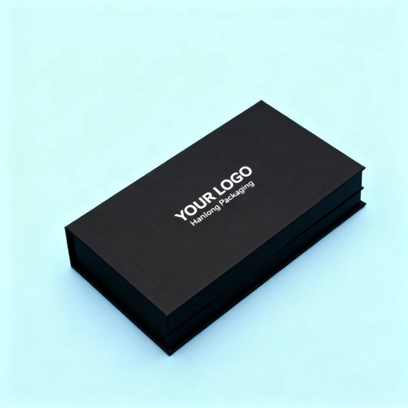 Customized High-end Magnetic Packaging Box Black Matt Cardboard Gift Box Recyclable Cosmetics Face Cream Paper Box with Foam - Image 5