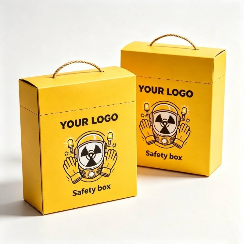 5L Medical Safety Box with Matte Lamination Customizable Cardboard Paper for Industrial Use Featuring Recycled Materials - Image 3