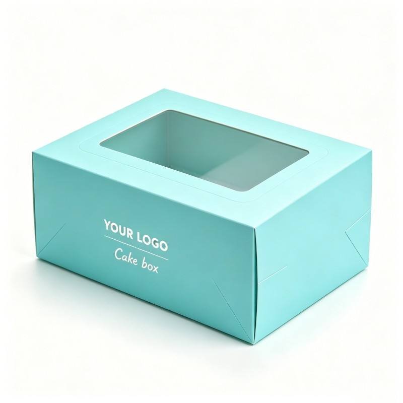 Cookie Bakery Boxes With Window Desserts Boxes for Chocolate Strawberries Eco Friendly Custom Printing Biscuit Cookie Paper Box - Image 4