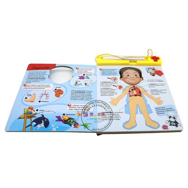 Professional Custom Children Voice Learning Book Printing