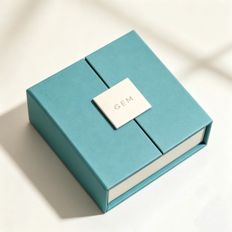 Wholesale  Necklace Jewelry Gate Open Paper Box Necklace Jewelry Box Double Door Open Magnetic Box Bracelets Earrings Box