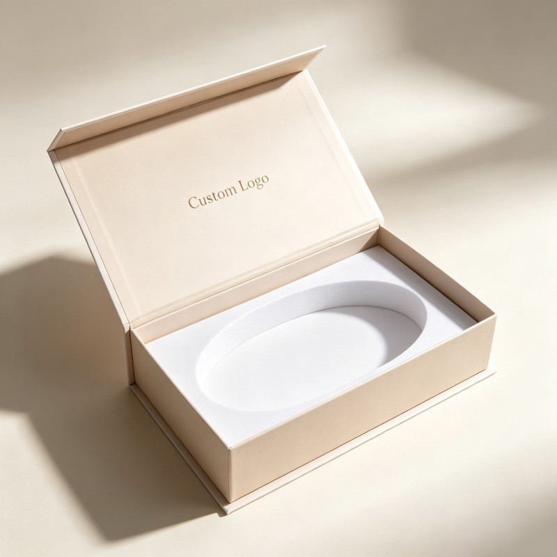 Wholesale Rigid Hard Magnetic Box Cosmetic Skin Care Products Gifts Box Facial Cleanser Package