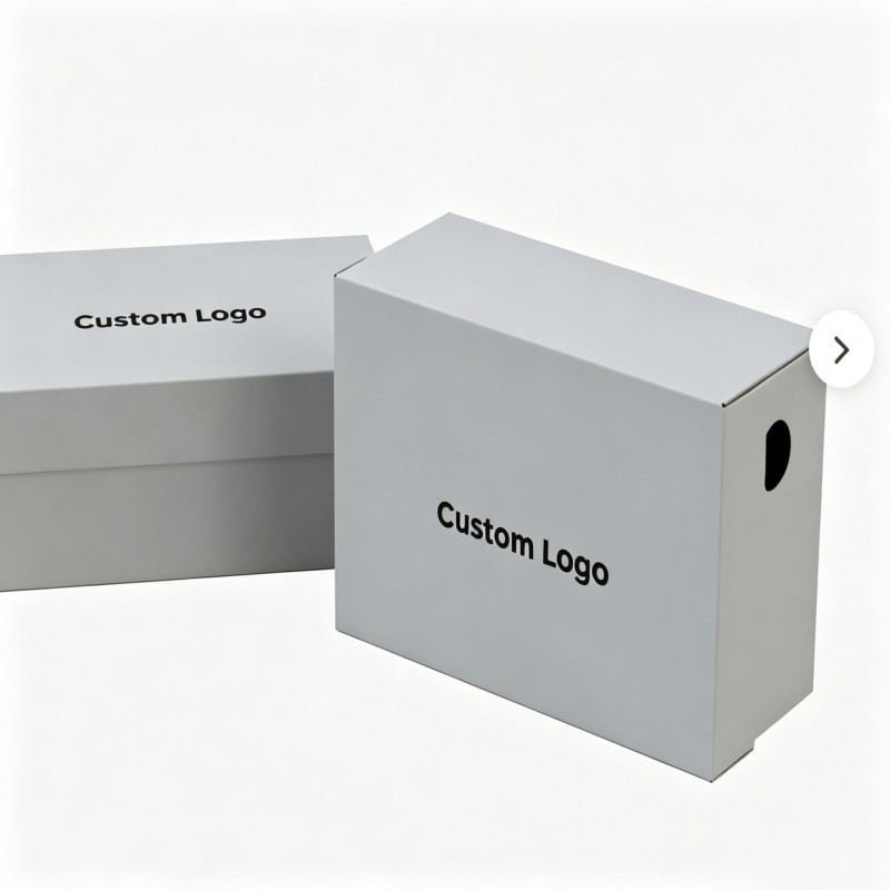 Wholesale Corrugated Box for Shoes Durable Material Customized Shoes Packaging Suitable for Leather Shoes and Sports Shoes. - Image 4