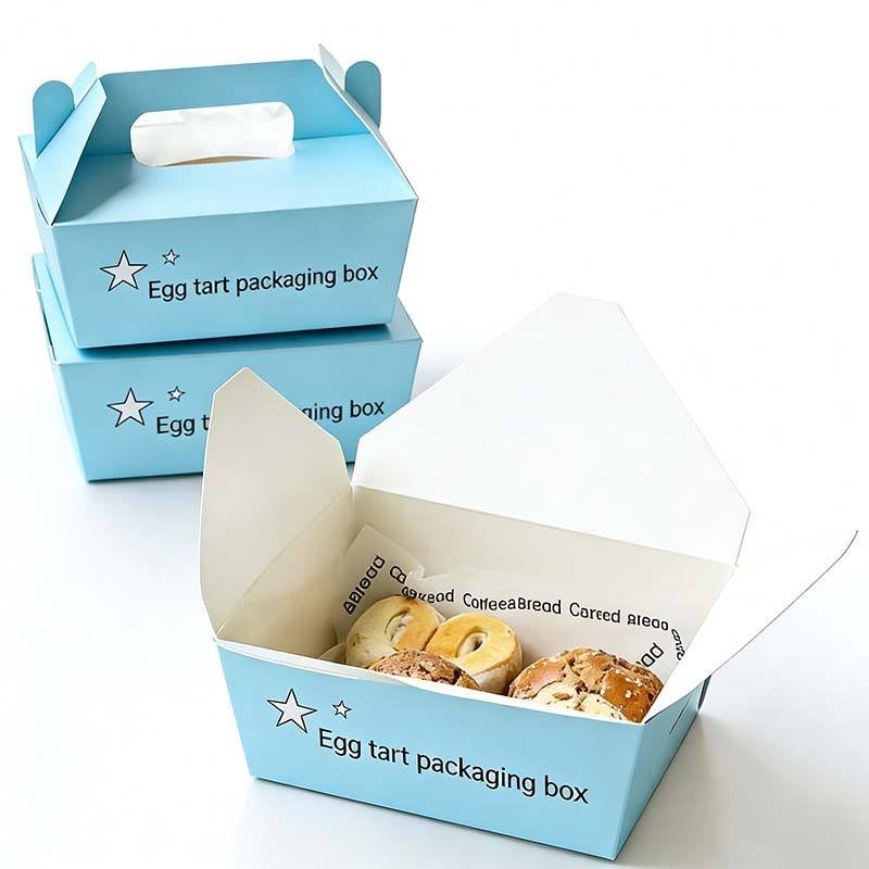 Disposable Fast Food Packaging Box Recycled Materials Greaseproof Fried Chicken Sushi Burgers Takeaway Lunch Box