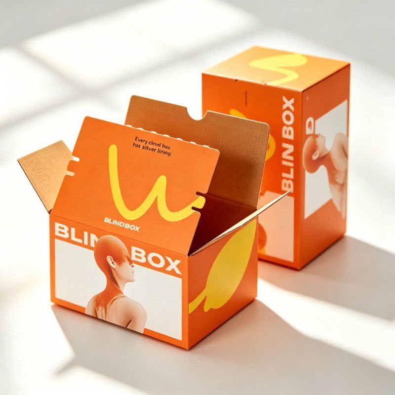 Factory Sale Customized Size Zipper Boxes with Full-Color Prints & Custom Patterns Versatile Sizes & Materials Mystery Gift Box