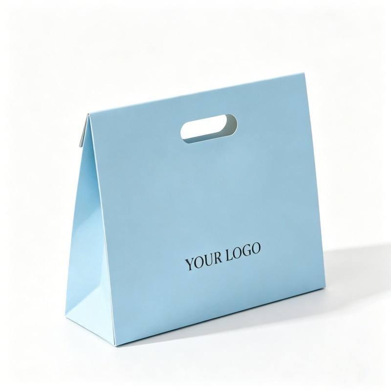 Customized Luxury Clothing Gift Bag Eco-friendly Paper Bag with Handle Perfume Gift Paper Bag - Image 5