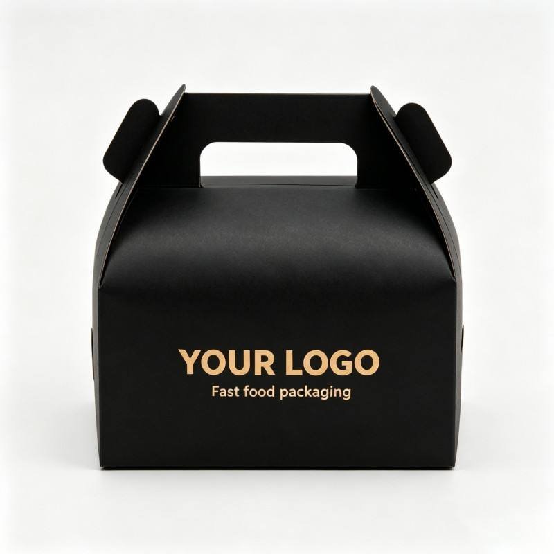 Customized Design logo Portable Snack Fried Chicken Biodegradable Fast Food Packaging Restaurant Togo Takeaway Fried Chicken Box