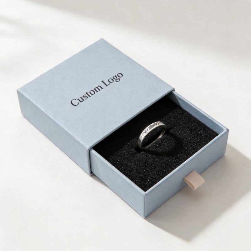 Wholesale Luxury Fashion Box for Rings Drawer Jewelry Paper Box Customized Jewelry Gift Box Earrings Rings Box - Image 5